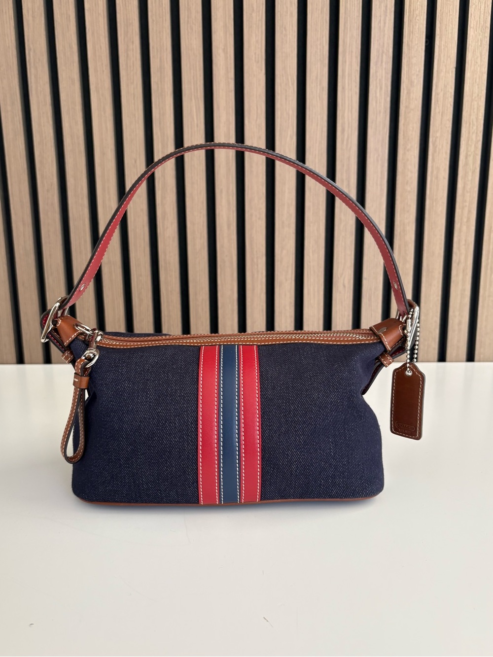 Auth Y2K COACH Bag C04K-6854